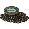 Promotional Gold Foil Tin w/ Chocolate Covered Almonds - 21 oz. with Logo