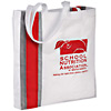 Promotional PolyPro Non-Woven Stripe Show Tote  - 14-3/4" w x 16" h x 2-3/4" d" with Logo