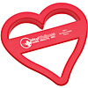 Promotional Biodegradable Plastic Cookie Cutter - Heart Shape with Logo