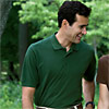 Promotional Organic Cotton Pique Polo Shirt by Devon & Jones ® - Men&prime;s with Logo