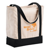 Promotional Classic Cotton Boat Tote Bag - 15.5" w x 12.5" h x 5" d with Logo