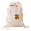 Promotional EcoSmart Organic Cotton Deluxe Drawstring Cinch Bag  - 18.5" w x 13.6" h x 0.5" d with Logo