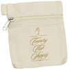 Promotional Organic Cotton Golf Tee Pouch - Medium with Logo