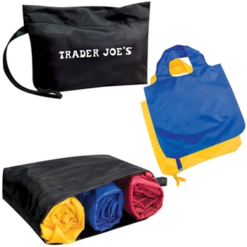 Eco-Friendly Reusable Tote Bag Set - 19.5" w x 16" h x 3.3" d