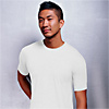 Promotional Poly-Cotton Short Sleeve Crew Neck by American Apparel ® - White with Logo
