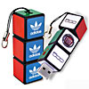 Promotional Rubik&prime;s � Puzzle Cube USB 2.0 Memory Drive - 8GB with Logo