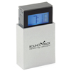 Promotional Push Travel Alarm Clock by Blue Square with Logo