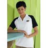 Promotional Raglan Color-Blocked Jersey Polo Shirt by Vansport ™ - Women&prime;s with Logo