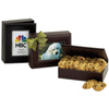 Promotional Faux Leather Photo Box with Cookies - 4" x 6" with Logo