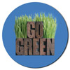 Promotional Eco Recycled Soft Surface Mouse Pad - Full Color - Round - Thin with Logo