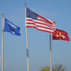 Promotional Corporate Flags - Dye Sublimated - 8&prime; x 5&prime; with Logo