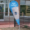 Promotional Feather Banner - Dye Sublimated - 12&prime; with Logo