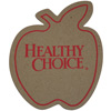 Promotional Recycled Coasters - Apple with Logo