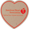 Promotional Recycled Coasters - Heart with Logo