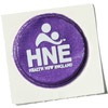 Promotional Reflective Stickers - Circle - 1-1/6" dia" with Logo