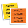 Promotional Helmet Reflector Stickers - Set of 4 with Logo