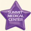 Promotional Reflective Stickers - Star with Logo