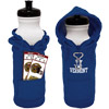 Promotional Biodegradable Water Bottle w/ Hoodie Sweatshirt Cover - 16 oz. with Logo