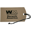 Promotional Recycled Textured Luggage Tag with Logo