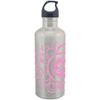 Promotional Stainless Steel Giant Water Bottle with Breast Cancer Awareness Theme Full Wrap Stock Art - 44 oz. with Logo