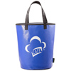Promotional Laminated Non-Woven Basket Tote Bag - 17" w x 14.5" h x 10" d with Logo
