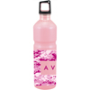 Promotional Stainless Steel Metro Commuter Water Bottle with Breast Cancer Awareness Theme Full Wrap Stock Art - 24 oz. with Logo