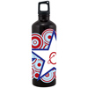 Promotional Stainless Steel Classic Water Bottle with Patriotic Theme Full Wrap Stock Art - 24 oz. with Logo