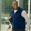 Promotional Fleece Vest by Harriton with Logo