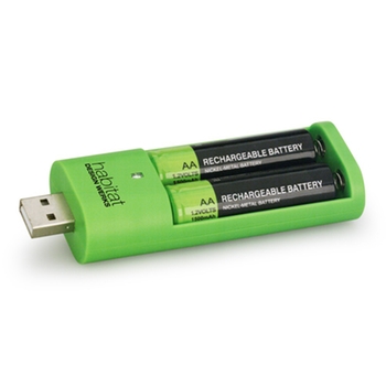 USB AA Battery Charger by Kikkerland ®
