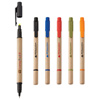 Promotional Recycled Paper Barrel Pen/Highlighter Combo with Logo