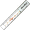Promotional Anodized Aluminum Ruler - 12" with Logo