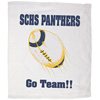 Promotional Classic Velour Hemmed Gym Towel / Rally Towel - 15" w x 18" h with Logo