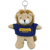 Promotional Stuffed Lion Keychain Ornament with Logo