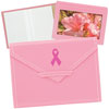 Promotional Breast Cancer Awareness Executive Photo Envelope Album - 4" x 6" with Logo