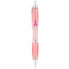 Promotional Breast Cancer Awarness Curvaceous Translucent Ballpoint Pen with Logo
