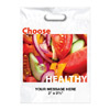 Promotional Die Cut Handle Bag - Full Color Health Theme - 11" x 15" with Logo