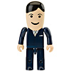 Promotional Professional People USB 2.0 Memory Stick - Business Man - 4GB with Logo
