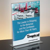 Promotional Vertical Bottom Loading Sign Holder - 8.5" x 11" with Logo