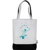 Promotional Jute Non-Woven Renew Convention Tote - 14" w x 15" h x 3.3" d with Logo