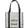 Promotional Jute Non-Woven Compartment Tote - 14" w x 12" h x 7" d with Logo
