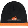 Promotional Banded Black Knit Cap with Logo