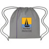 Promotional Reversible Drawstring Sports Pack - 15" w x 16.5" h with Logo