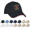 Promotional Budget Sandwich Unstructured Cap - Screen Printed with Logo