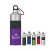 Promotional Two-tone Stainless Steel Bottle w/ Rubber Grip - 25 oz. with Logo