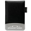 Promotional Leather Mini Jotter - 3.8" x 5.3" with Logo