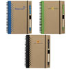 Promotional Recycled Jr. Notebook & Pen - 5.5" x 7.3" with Logo