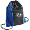 Promotional Two-Toned Drawstring Backpack with Logo