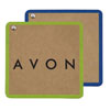 Promotional Recycled Brown Kraft Jotter - Square with Logo