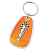 Promotional Automotive Keytag w/ White Backing with Logo