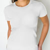 Promotional Fine Cotton Jersey T-Shirt by American Apparel ® - Women&prime;s - White with Logo